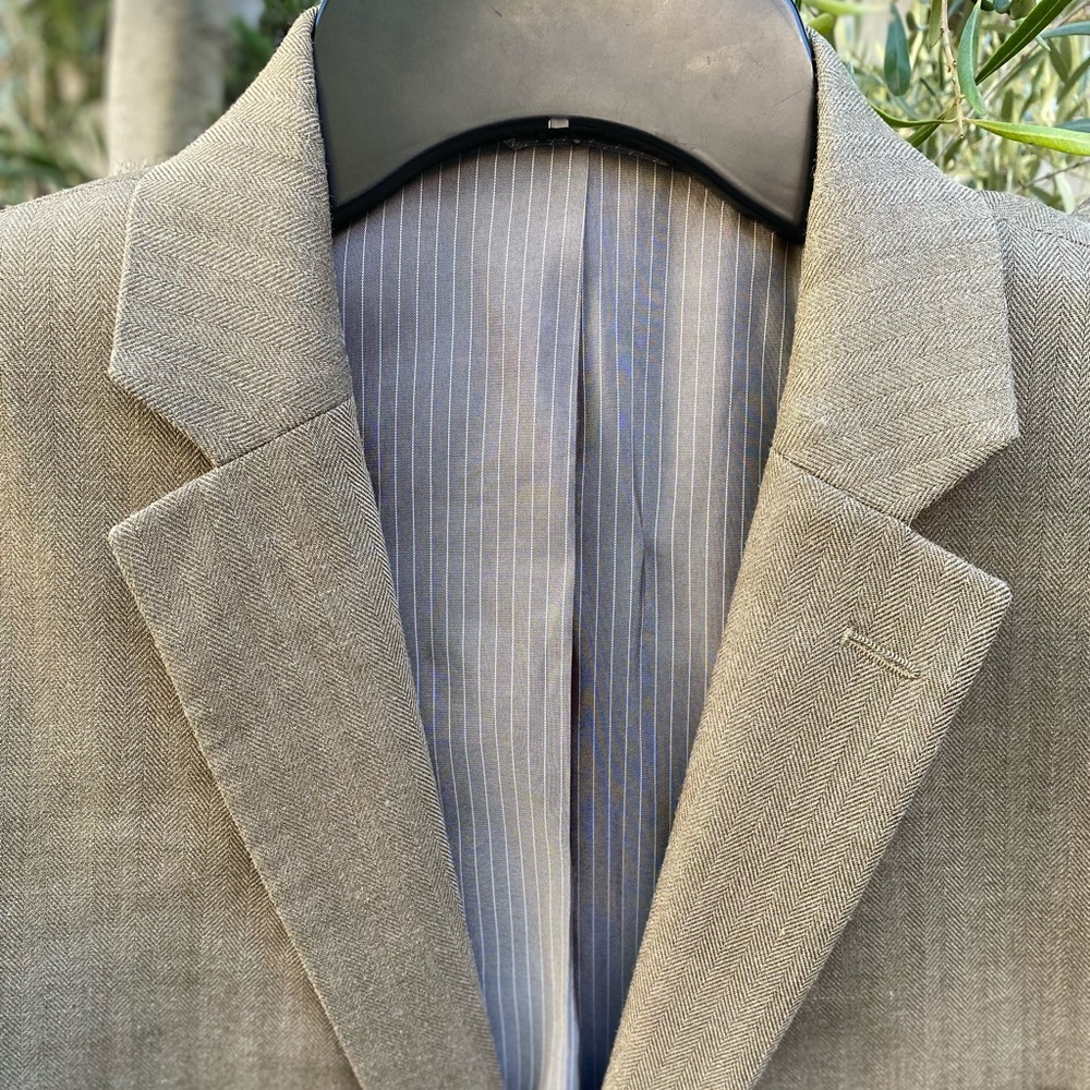 NW Black Brown 1826 Silk Wool Sport Coats, Sz 42L